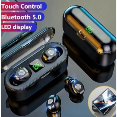 Tai Nghe Bluetooth F9 Pro IPX7 Kháng Nước, Thiết Kế Thể Thao, Micro Tích Hợp - Giá 115.000 VND