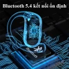 Tai Nghe Bluetooth Gaming S300 MooLah Mic BT5.3 Chống Ồn ENC Pin Trâu Giá 370k 5