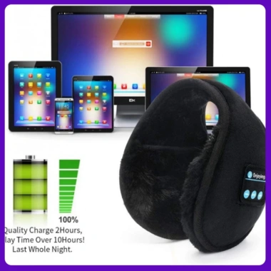 Tai nghe Bluetooth giữ ấm lông cừu, có 2 micro & sạc phụ kiện - Giá chỉ 289.000đ Tai nghe Bluetooth giữ ấm lông cừu, có 2 micro & sạc phụ kiện - Giá chỉ 289.000đ