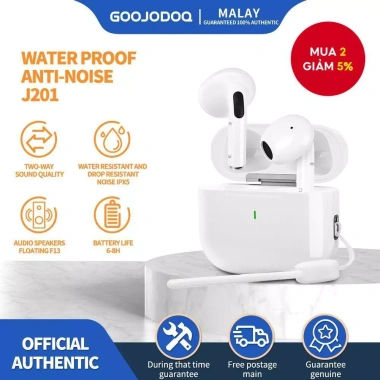 Tai nghe Bluetooth Goojodoq 5.3 HIFI chống nước, mic tích hợp - Giá chỉ 195.800₫