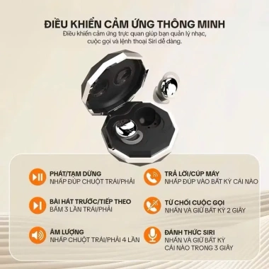 Tai Nghe Bluetooth GOOJODOQ J201 & J206 - Tặng Ốp Chính Hãng, Giá Ưu Đãi 135k 3