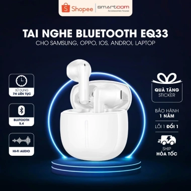 Tai nghe Bluetooth Hoco EQ33 v5.4 - Pin 7h, âm thanh EQ, chỉ 159.000đ