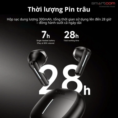 Tai nghe Bluetooth Hoco EQ33 v5.4 - Pin 7h, âm thanh EQ, chỉ 159.000đ