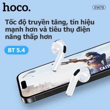 Tai nghe Bluetooth HOCO EW78 TWS – Âm thanh chất lượng, kết nối ổn định, 156.000₫ 4