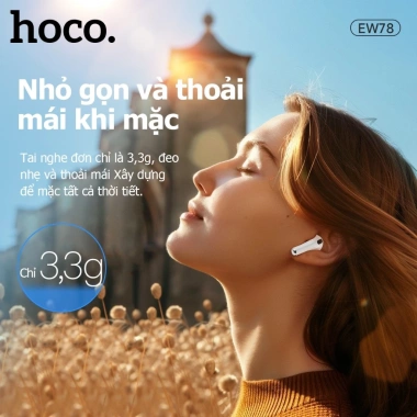 Tai nghe Bluetooth HOCO EW78 TWS – Âm thanh chất lượng, kết nối ổn định, 156.000₫ 5