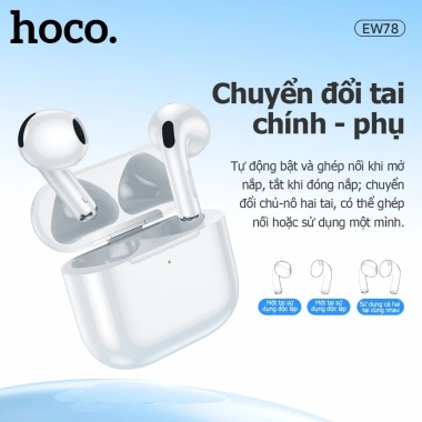Tai nghe Bluetooth HOCO EW78 TWS – Âm thanh chất lượng, kết nối ổn định, 156.000₫ 6