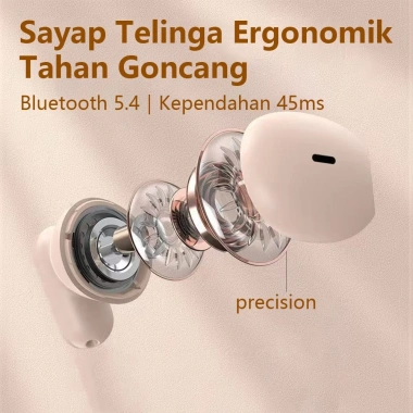 Tai nghe Bluetooth HQAi KY5 HiFi ENC không dây, micro nhạy, quà tặng nhãn dán áo dài - Chỉ 151.483₫ 8