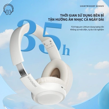 Tai nghe Bluetooth Hyundai HY-H05 chống nước, chống ồn, chơi game, 5.3 - 259.999₫ 6