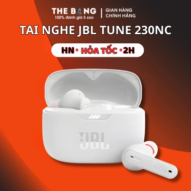 Tai Nghe Bluetooth JBL Tune 230NC - Bass Căng, Pin 10H, Cảm Ứng Chạm, Bảo Hành 24 Tháng, Giá 295.000₫