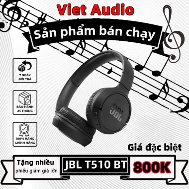 Tai Nghe Bluetooth JBL Tune 520BT chính hãng - Chụp tai, âm thanh mạnh mẽ, ngoài trời, nghe nhạc & game, giảm 23%