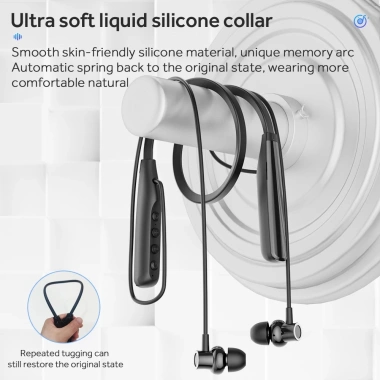 Tai Nghe Bluetooth Không Dây 100h, Mic và Nam Châm, Thể Thao, Tương Thích IOS Android - Giá 282.700₫