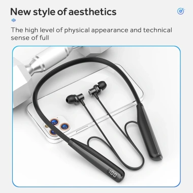 Tai Nghe Bluetooth Không Dây 100h, Mic và Nam Châm, Thể Thao, Tương Thích IOS Android - Giá 282.700₫