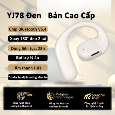 Tai nghe Bluetooth không dây âm thanh chất lượng cao, pin lâu, cuộc gọi rõ nét - Giá ưu đãi 323.634 VND, giao nhanh 5 Tai nghe Bluetooth không dây âm thanh chất lượng cao, pin lâu, cuộc gọi rõ nét - Giá ưu đãi 323.634 VND, giao nhanh 5