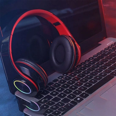 Tai nghe Bluetooth không dây B39 tích hợp FM, đèn LED, gập gọn, giá ưu đãi 126.000 VND