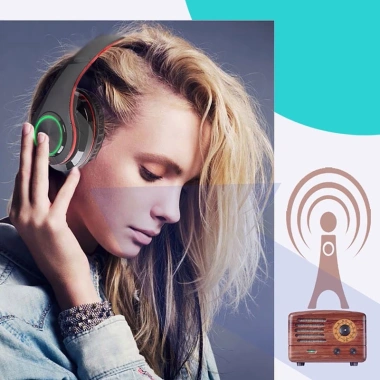 Tai nghe Bluetooth không dây B39 tích hợp FM, đèn LED, gập gọn, giá ưu đãi 126.000 VND 7