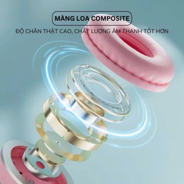 Tai nghe Bluetooth không dây BAK23 - Chống ồn, Mic, LED RGB, Bass mạnh, 229.000 VND 3 Tai nghe Bluetooth không dây BAK23 - Chống ồn, Mic, LED RGB, Bass mạnh, 229.000 VND 3