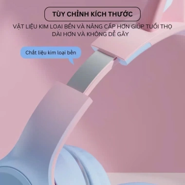 Tai nghe Bluetooth không dây BAK23 - Chống ồn, Mic, LED RGB, Bass mạnh, 229.000 VND 6 Tai nghe Bluetooth không dây BAK23 - Chống ồn, Mic, LED RGB, Bass mạnh, 229.000 VND 6