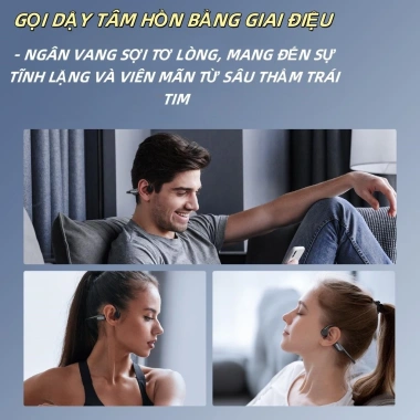 Tai nghe Bluetooth không dây dẫn xương IPX5 - Gọi thoại, bơi thể thao, chỉ 419k
