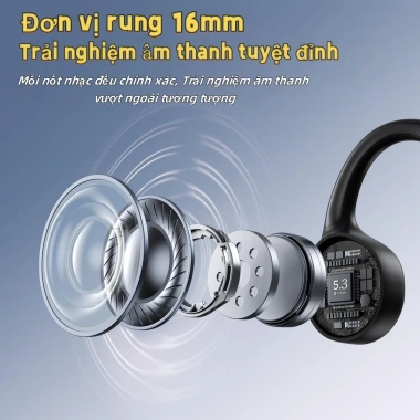 Tai nghe Bluetooth không dây dẫn xương IPX5 - Gọi thoại, bơi thể thao, chỉ 419k