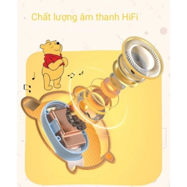Tai nghe Bluetooth không dây Disney M21 TWS chính hãng - Âm thanh sống động, pin lâu, giá 269.000₫ 4
