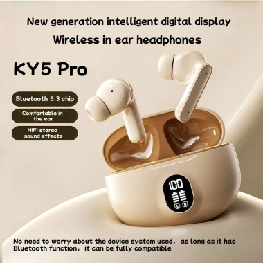 Tai nghe Bluetooth không dây KY5 Pro cảm ứng, LED hiển thị, tương thích Xiaomi – 69.999₫