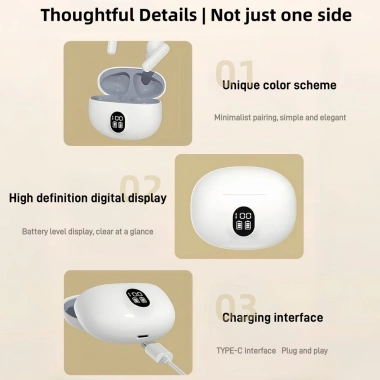 Tai nghe Bluetooth không dây KY5 Pro cảm ứng, LED hiển thị, tương thích Xiaomi – 69.999₫