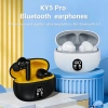 Tai nghe Bluetooth không dây KY5 Pro, HiFi âm thanh nổi, LED pin, silicon, giảm còn 69.999₫ 2
