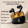 Tai nghe Bluetooth không dây KY5 Pro - Màn hình số, cảm ứng, micrô trong suốt, giá 69.999₫
