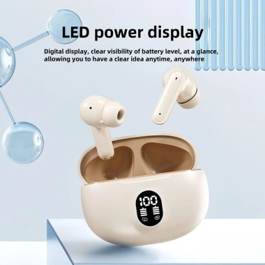 Tai nghe Bluetooth không dây KY5 Pro, màn hình số, gọi HD, cảm ứng vân tay, 69.999₫