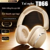 Tai nghe Bluetooth không dây TD66 cao cấp, pin siêu dài, ANC, âm thanh HD, gập gọn tiện dụng - Giá 479.000₫