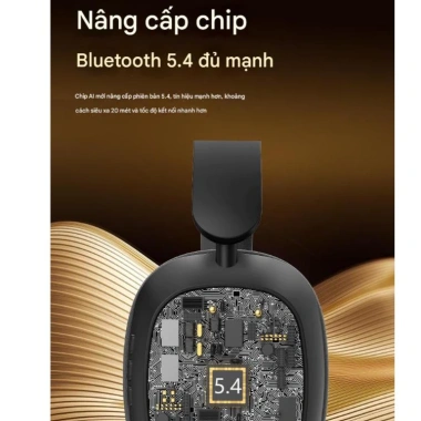 Tai nghe Bluetooth không dây TD66 cao cấp, pin siêu dài, ANC, âm thanh HD, gập gọn tiện dụng - Giá 479.000₫ 4