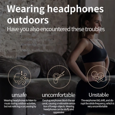 Tai nghe Bluetooth không dây TWS M-S8 RYVN - Kẹp vành tai, thể thao, chống thấm nước, chống ồn, giá chỉ 51.260₫ 4
