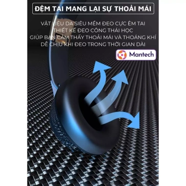 Tai Nghe Bluetooth Không Dây X‑Bass Âm Thanh, Pin Sạc, Micro Tích Hợp, Đeo Êm