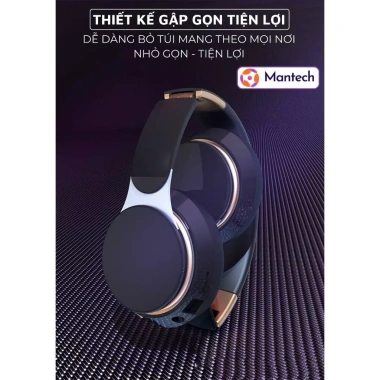 Tai Nghe Bluetooth Không Dây X‑Bass Âm Thanh, Pin Sạc, Micro Tích Hợp, Đeo Êm