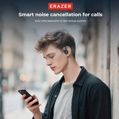 Tai nghe Bluetooth Lenovo ERAZER XF51 âm thanh nổi, giảm tiếng ồn, IP55, chỉ 239.000₫