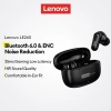 Tai nghe Bluetooth Lenovo LE260 V6.0 35ms độ trễ thấp, giảm tiếng ồn ENC - 295.900₫