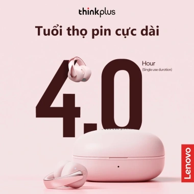 Tai Nghe Bluetooth Lenovo LP38 Không Dây - Game HD, Gọi, Cảm Ứng Thông Minh, Giảm Tiếng Ồn, Âm Thanh Nổi - Giá 299.000₫