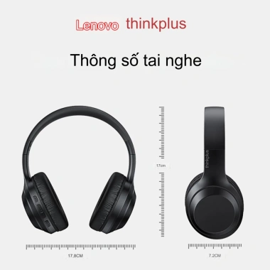 Tai Nghe Bluetooth Lenovo TH10 HiFi, Giảm Ồn, Chống Thấm Nước, Mic iOS PC - 383k