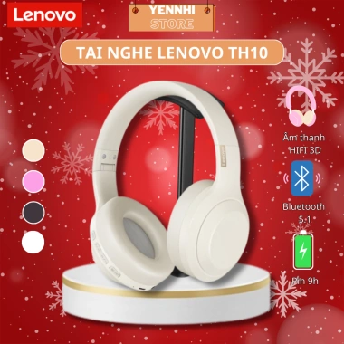 Tai Nghe Bluetooth LENOVO TH10 HiFi, Giảm Ồn, Chống Thấm Nước, Mic, Tương Thích Android iOS PC – Giá Ưu Đãi 373.000₫