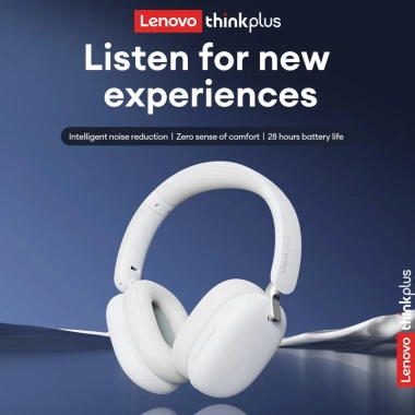 Tai Nghe Bluetooth Lenovo TH60 ANC 28H Pin, Giảm Tiếng Ồn Chủ Động, BT5.4 Chơi Game - Giá 319.000đ