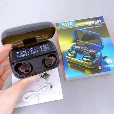Tai Nghe Bluetooth M10 Pro Nâng Cấp Pin Trâu, Nút Cảm Ứng, Tự Động Kết Nối, Chống Nước, BH 6 Tháng - 68.887 VND