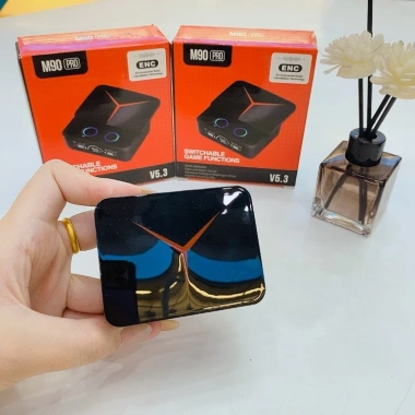 Tai Nghe Bluetooth M90 M10 M100 F9 Pro - Âm Thanh To Rõ, Sạc Dự Phòng, Nhạc Hay