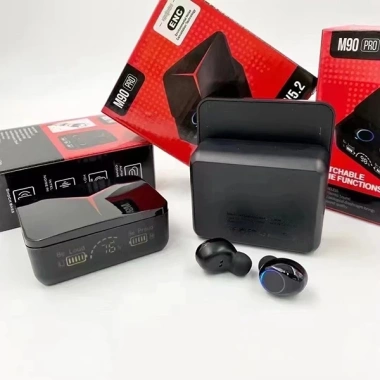Tai Nghe Bluetooth M90 M10 M100 F9 Pro - Âm Thanh To Rõ, Sạc Dự Phòng, Nhạc Hay