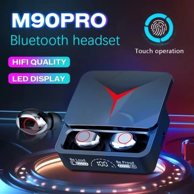 Tai nghe Bluetooth M90 TWS chính hãng - LED, âm trầm mạnh, cảm ứng nhanh, chỉ 89.000đ