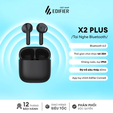 Tai Nghe Bluetooth Nhét Tai EDIFIER X2 Plus - Pin 35h, Bluetooth 6.0, Bảo Hành 15 Tháng, 499k 10