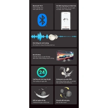 Tai Nghe Bluetooth Nhét Tai Edifier X3 Lite/Pro - Khử Tiếng Ồn, Pin 24h, Bảo Hành 15 Tháng, Giá 529.000₫