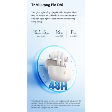 Tai Nghe Bluetooth Nhét Tai EDIFIER X5 PRO Chống Ồn, Pin 31h, Bảo Hành 15 Th, 939.000 3