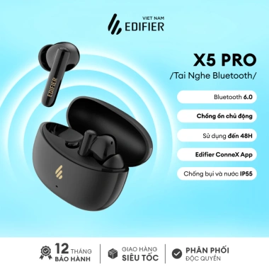 Tai Nghe Bluetooth Nhét Tai EDIFIER X5 PRO Chống Ồn, Pin 31h, Bảo Hành 15 Th, 939.000 10