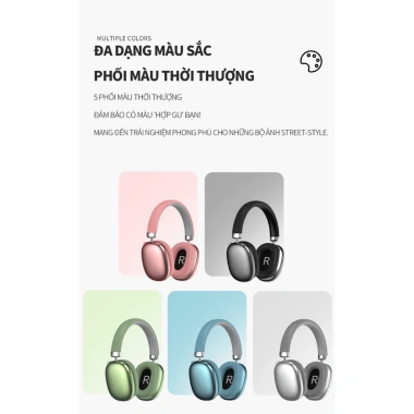 Tai Nghe Bluetooth P959 MAX 5.3 - Trùm Đầu Không Dây Thể Thao, Âm Thanh Stereo Cao Cấp, Giảm Giá 20% - Chỉ 288.000₫ 2 Tai Nghe Bluetooth P959 MAX 5.3 - Trùm Đầu Không Dây Thể Thao, Âm Thanh Stereo Cao Cấp, Giảm Giá 20% - Chỉ 288.000₫ 2