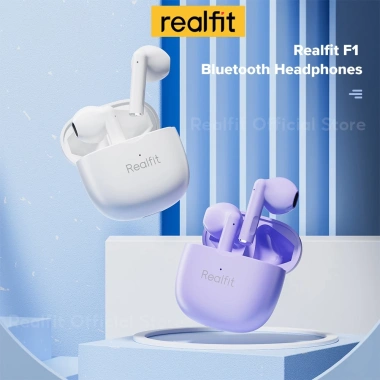 Tai nghe Bluetooth Realfit F1 HIFI không dây, Bluetooth 5.3, Super Bass - 124.174₫